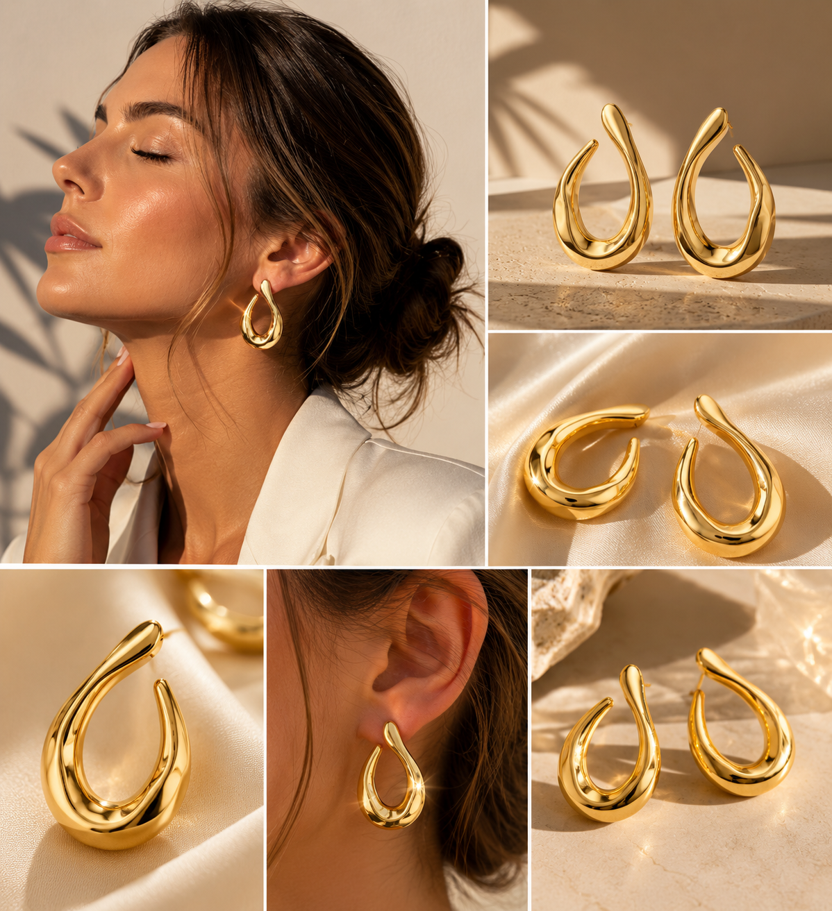 Pendientes Gota Aura