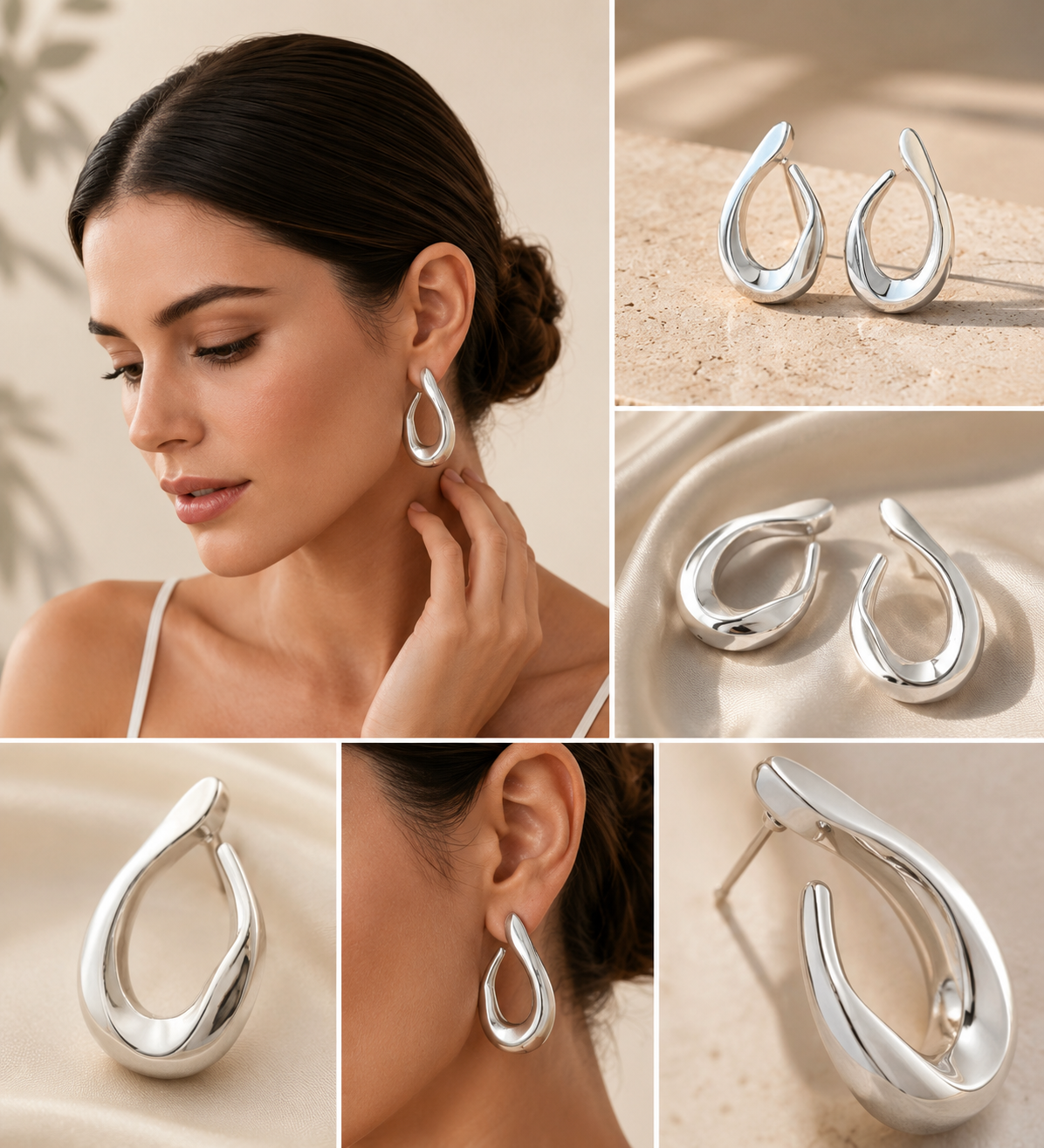 Pendientes Gota Aura