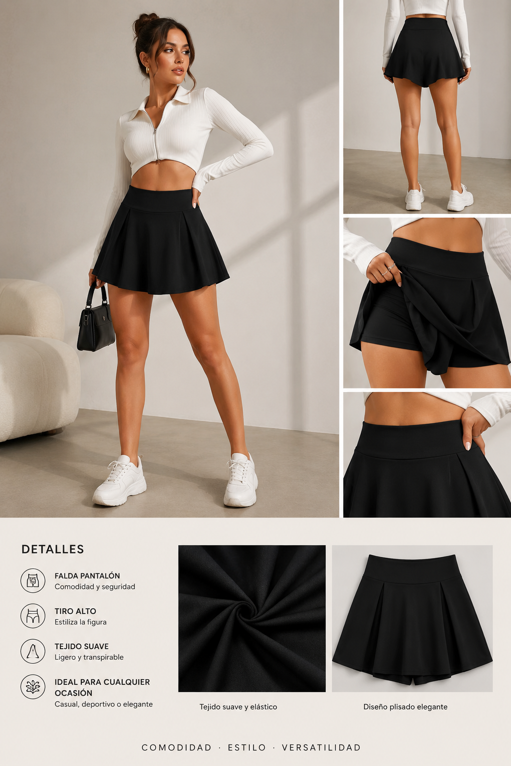 Falda Pantalón Aria